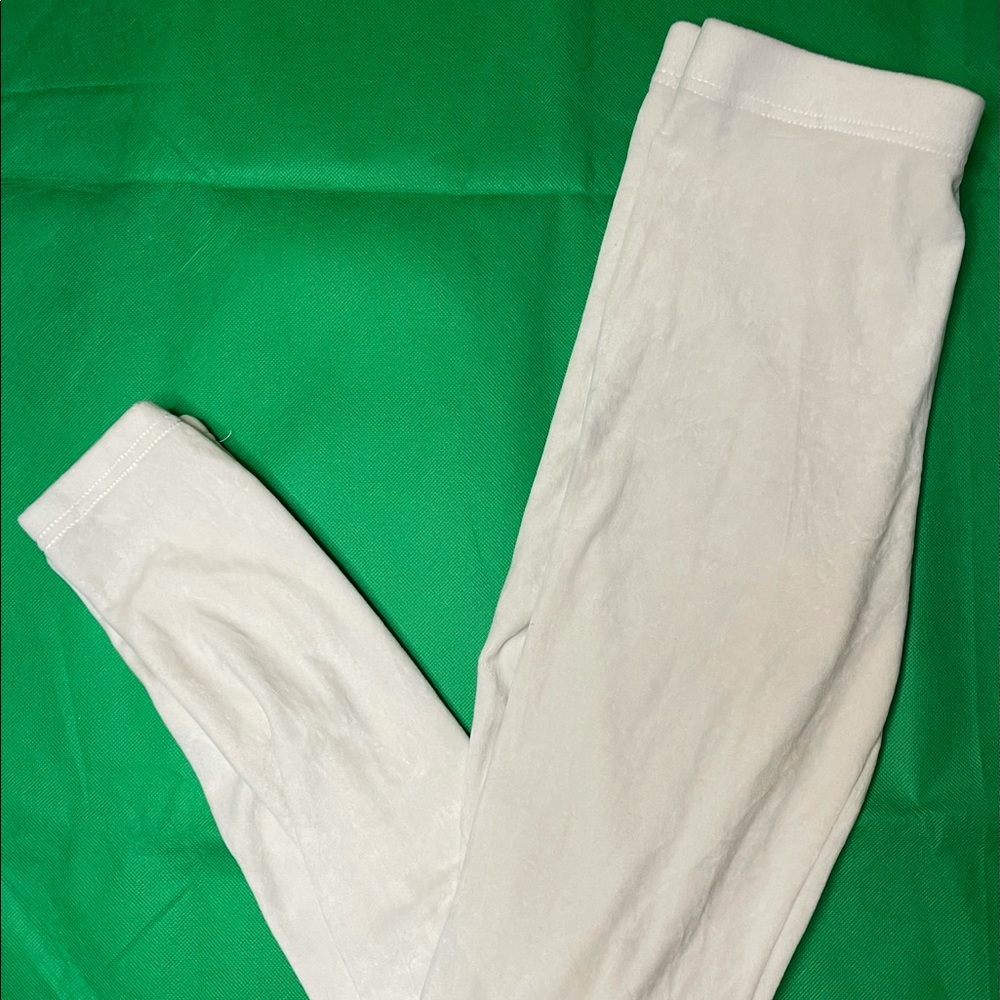 Velvet White Leggings